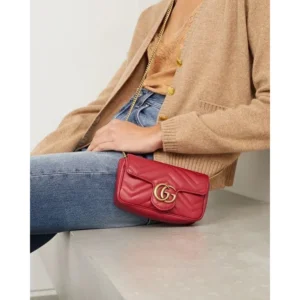 Gucci GG Marmont Shoulder Bag With Og Box & Dust Bag For Women (LAB1115)