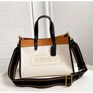 Coach Field Tote Bag With OG & Dust Bag & Shoulder Strap For Women (LAB1342)