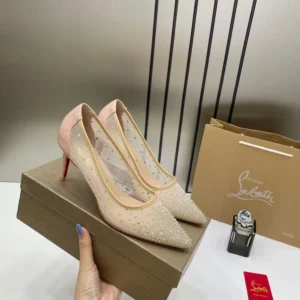 Christian Louboutin Pumps Heel Follies Strass For Women (LAB1360)