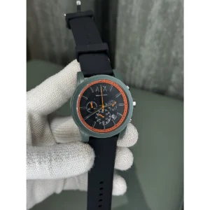 Elegant Armani Exchange Watch Green Black For Men