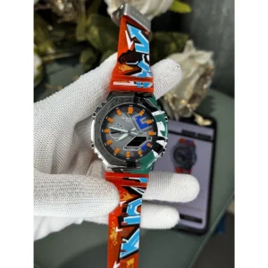 Elegant Casio G Shock Watch Street Spirit Orange For Men