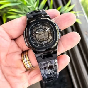 Elegant Patek Philippe Watch Full Black For Men