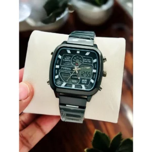 Luxury Fossil Retro Digital Watch For Men