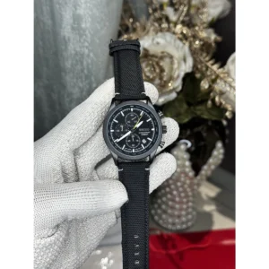 Luxury Seiko Chronograph Watch All Black For Men