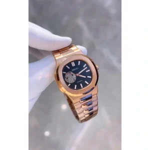 Luxury Seiko Nautilus Automatic Watch Gold Black For Men