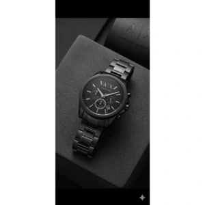Premium Armani Exchange Chrono Watch Black For Men