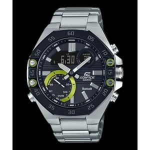 Premium Casio Edifice ECB10D Watch Black Silver For Men