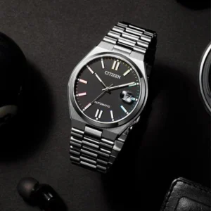Premium Citizen Tsuyosa Wanderer Watch Silver Black For Men