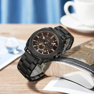 Premium Fossil Chronograph Watch For Men