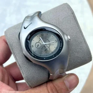 Premium Nike Triax Armored Watch Silver Grey For Men