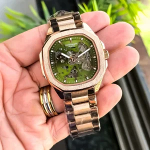 Premium Patek Philippe Watch Rose Green For Men
