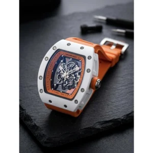 Premium Richard Mille Watch Orange Strap For Men