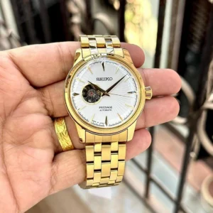 Premium Seiko Presage Automatic Watch Open Back For Men
