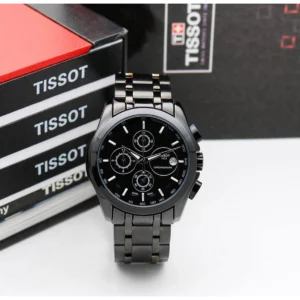 Premium Tissot 1853 Couturier Watch Black For Men