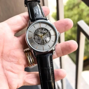 Premium Tissot Auto Watch Silver Grey For Men