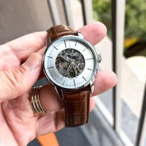 Premium Tissot Auto Watch Silver White For Men