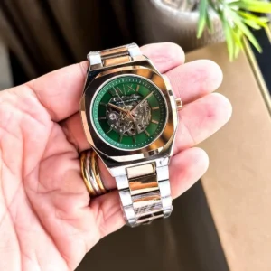 Stylish Armani Auto Watch Rose TT Green For Men