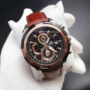 Stylish Casio Edifice Watch Brown For Men