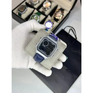Stylish Casio Illuminator Watch Blue Silver For Men
