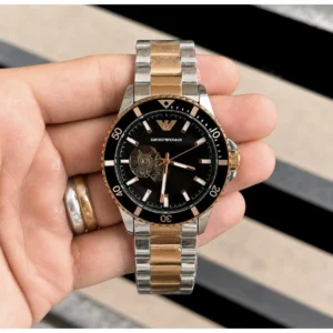 Stylish Emporio Armani Automatic Watch Copper Black For Men