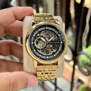Stylish Patek Philippe Skeleton Watch Automatic For Men