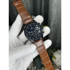 Stylish Tommy Hilfiger Watch Black Brown For Men